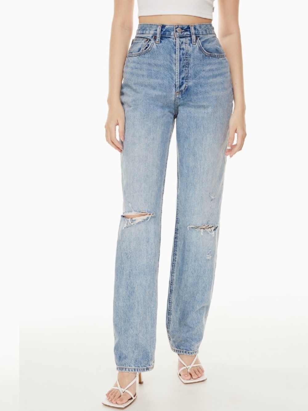 Denim Forum The Joni High Rise Loose Super high-waisted loose jeans 23